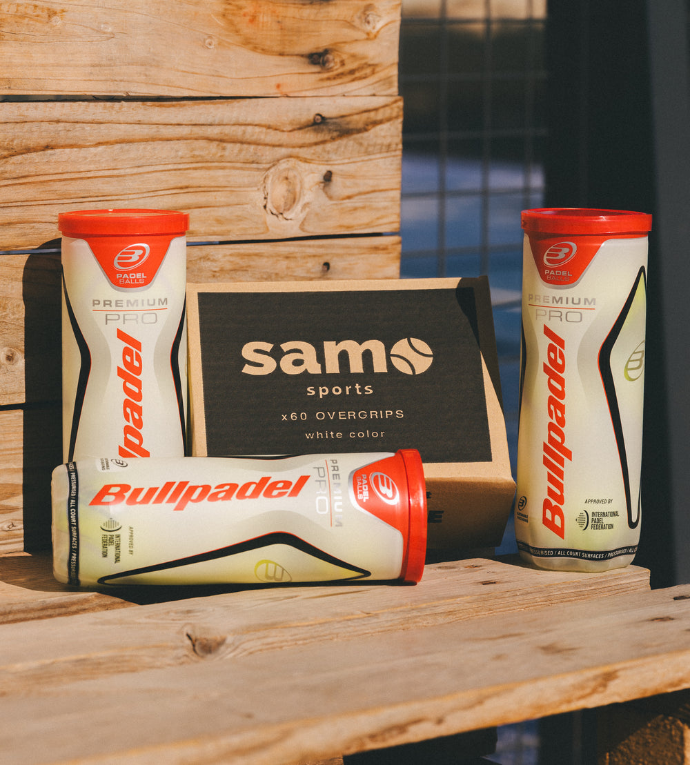 Bolas y overgrips padel